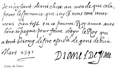 Diane da França de English School