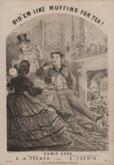 O Em gostava de queques para o chá? (cor litho) de English School