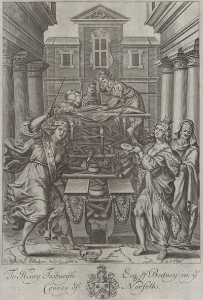 Dido construindo sua pira funerária de English School