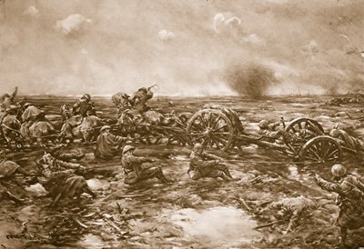 Dificuldades do transporte de armas, 1914-19 de English School