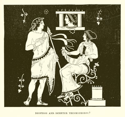 Dionísio e Demeter Thesmophoros de English School