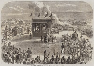 Despacho do Mahmal, ou Tapete Sagrado, do Cairo para Meca (gravura) de English School