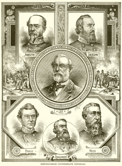 Distintos Generais Confederados de English School