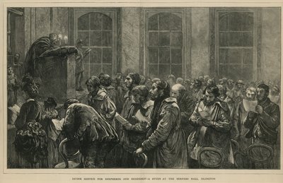 Serviço divino para pastores e pastores - um estudo no Berners Hall, Islington, Londres de English School