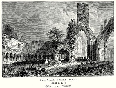 Convento dos Dominicanos, Sligo (gravura) de English School