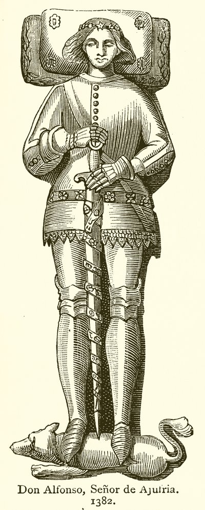 Dom Alfonso, senhor de Ajufria. 1382 de English School