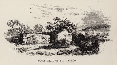 Doom Well of St Madron (gravura) de English School