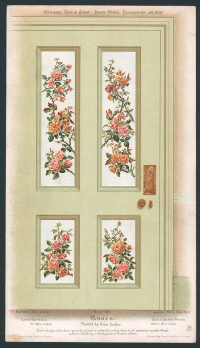 Decoração do painel da porta de English School