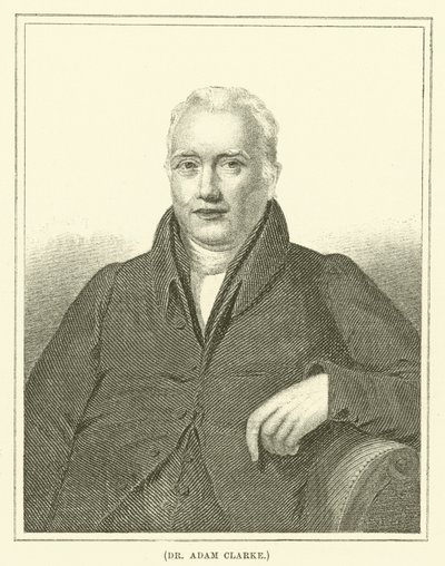 Dr. Adam Clarke (gravura) de English School