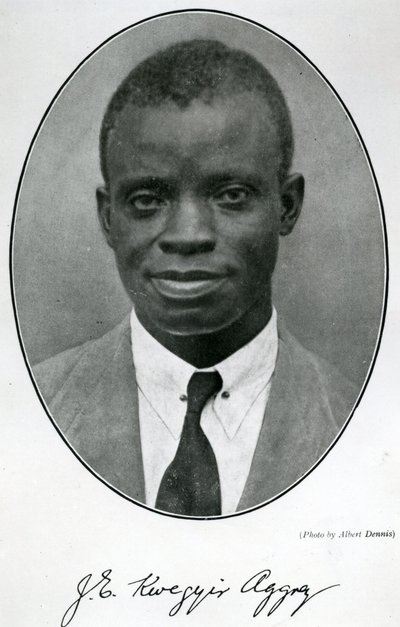 Dr. James Emmanuel Kwegyir Aggrey (1875-1927) (foto a p/b)


Anamabu de English School