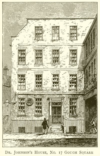 Dr. Johnsons House, não. 17 Gough Square de English School