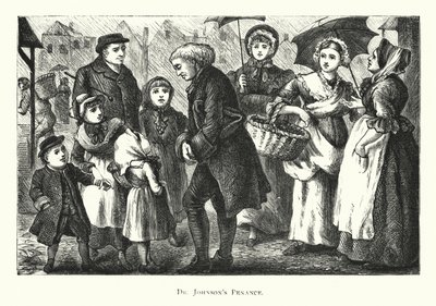 Penitência do Dr. Johnson (gravura) de English School