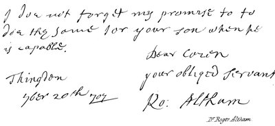 Dr. Roger Altham de English School