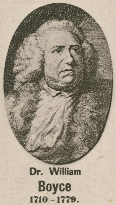 Dr. William Boyce (gravura) de English School