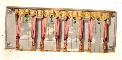 Cortinas da Sala de Desenho, placa 92 do Ackermann
