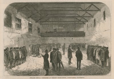 Drilling Special Constables de English School