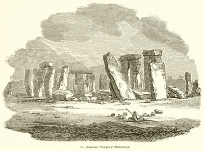 Templo Druidical em Stonehenge de English School