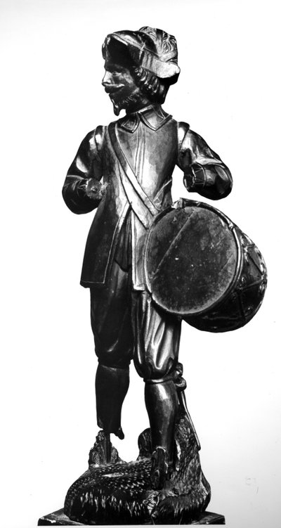 Baterista, 1638 (madeira entalhada) de English School