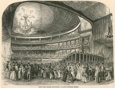 Teatro Drury Lane redecorado - Julliens Promenade Concert de English School