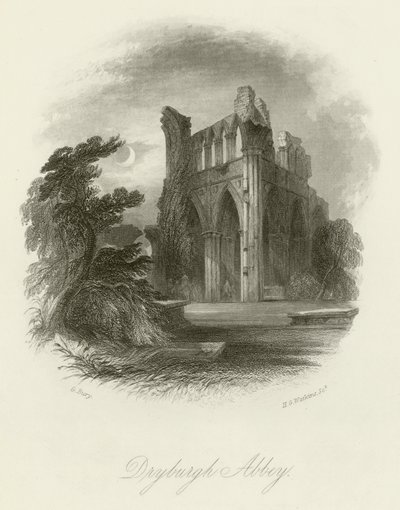 Abadia de Dryburgh de English School