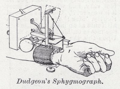 Esfigmógrafo de Dudgeon (litho) de English School
