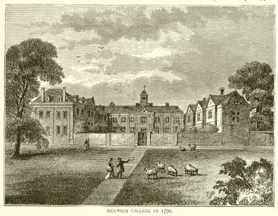 Colégio Dulwich em 1790 de English School