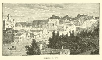 Dunedin em 1870 de English School