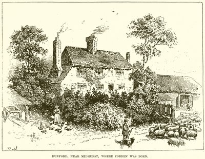 Dunford, perto de Midhurst, onde nasceu Cobden de English School