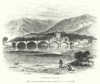 Dunkeld Bridge (gravura) de English School