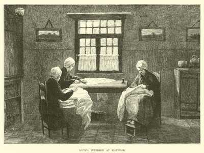 Interior holandês em Katwijk de English School