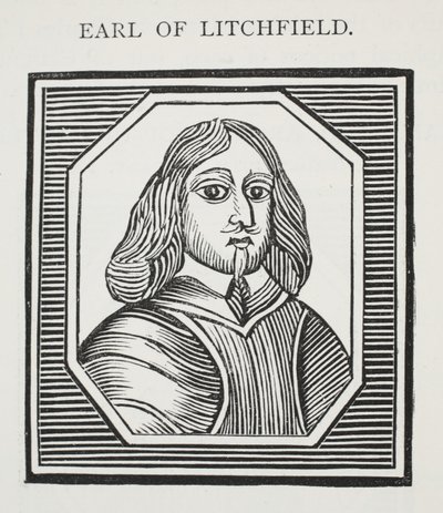 Conde de Litchfield, ilustração de Chap-livros do século XVIII por John Ashton, pub. 1882 de English School