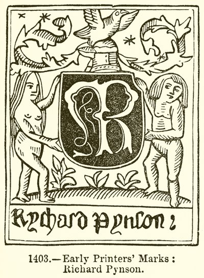 Marcas Primeiras Impressoras: Richard Pynson de English School