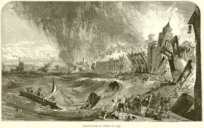 Terremoto em Lisboa em 1755 de English School