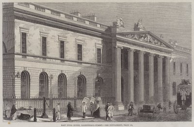 East India House, Leadenhall-Street (gravura) de English School
