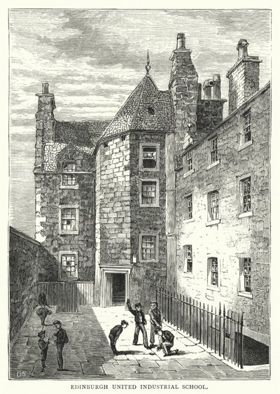 Edinburgh United Industrial School (gravura) de English School