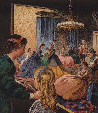 Edith e Millys Housekeeping (cor litho) de English School