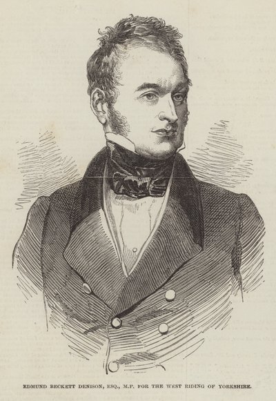 Edmund Beckett Denison, Esquire, MP, para o West Riding of Yorkshire de English School