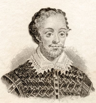 Edmund Spenser, do &39;Crabb&39;s Historical Dictionary&39;, publicado em 1825 de English School