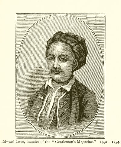 Edward Cave, fundador da revista Gentlemans de English School