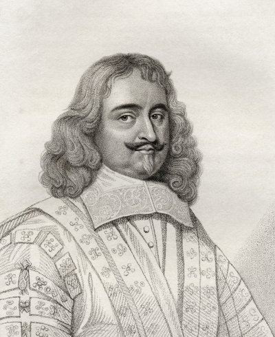 Edward Hyde, ilustração de &39;Um catálogo de autores reais e nobres, volume III&39;, publicado em 1806 de English School