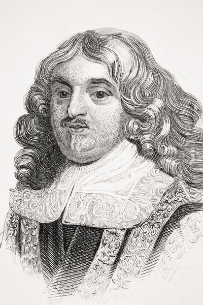 Edward Hyde, ilustração de &39;Old England&39;s Worthies&39; de Lord Brougham, publicado em 1880 de English School