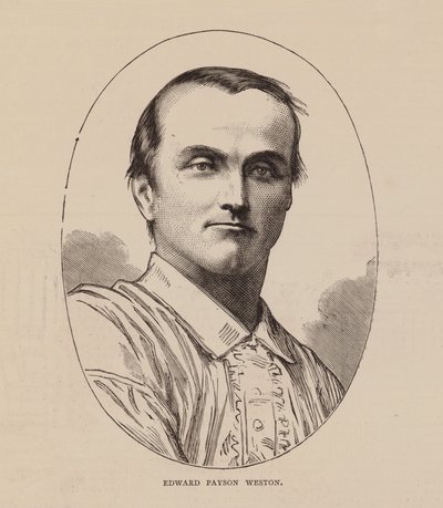 Edward Payson Weston (gravura) de English School