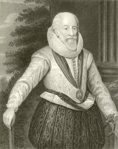 Edward Somerset, conde de Worcester de English School