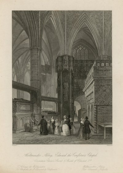 Edward a capela confessora na Abadia de Westminster de English School