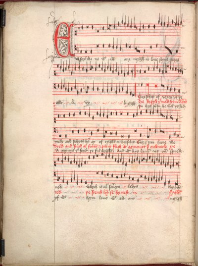 Egerton 3307, f.63v Carol para São Jorge de English School