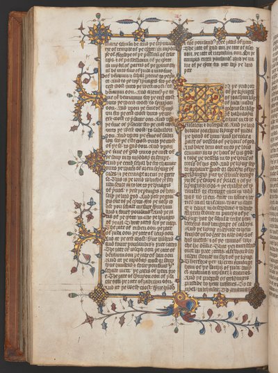 Egerton 617, Bíblia Wycliffite, antes de 1397 (velino) de English School