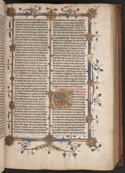 Egerton 617, Bíblia Wycliffite, antes de 1397 (velino) de English School