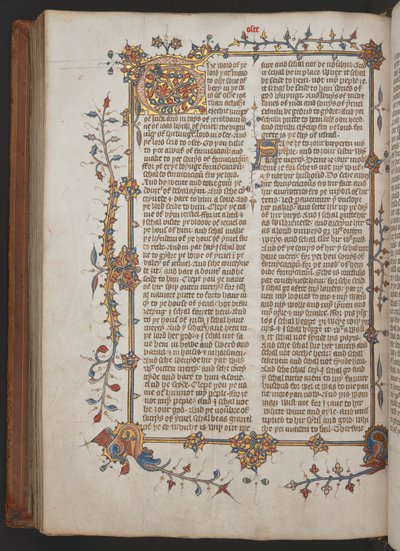 Egerton 617, Bíblia Wycliffite, antes de 1397 (velino) de English School