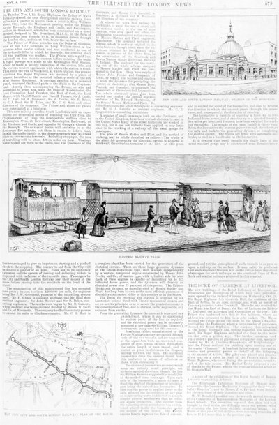 Bonde Elétrico, 1890 de English School