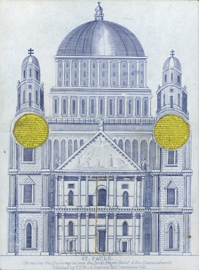Elevação da Catedral de St Pauls de English School